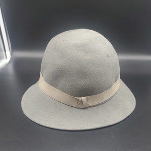 Bellman Grey Felt 100%Wool Hat size 6 7/8